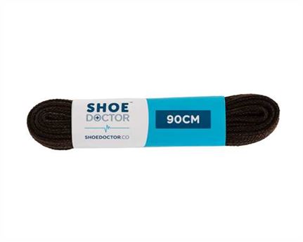  SHOE DOCTOR 90CM FINE FLAT LACE BROWN