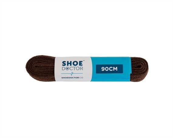  SHOE DOCTOR 90CM FINE FLAT LACE COGNAC