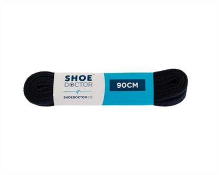  SHOE DOCTOR 90CM FINE FLAT LACE NAVY