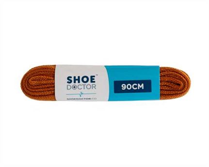  SHOE DOCTOR 90CM FINE FLAT LACE TAN