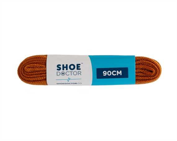  SHOE DOCTOR 90CM FINE FLAT LACE TAN