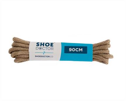  SHOE DOCTOR 90CM FINE ROUND LACE CAMEL
