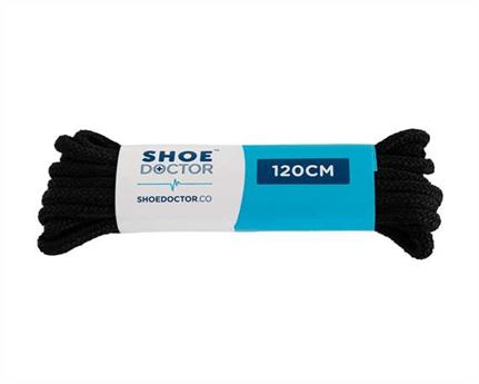  SHOE DOCTOR 120CM FINE ROUND LACE BLACK