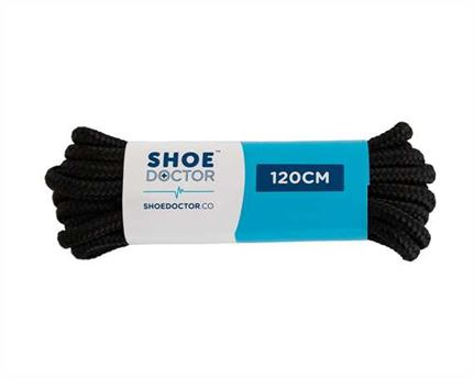 SHOE DOCTOR 120CM THICK ROUND LACE BLACK 