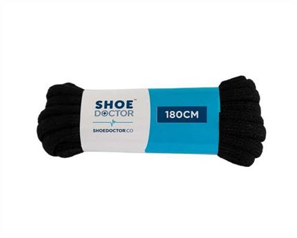  SHOE DOCTOR 180CM ROUND SPORT LACE BLACK