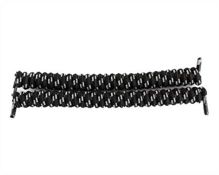  SHOE DOCTOR 120CM SPIRAL LACE BLACK/WHITE