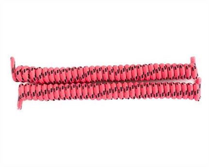  SHOE DOCTOR 120CM SPIRAL LACE PINK/BLACK