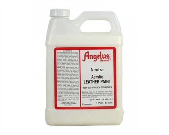 ANGELUS ACRYLIC PAINT NEUTRAL #004 (1 QRT) 946ML USE ON LEATHER, VINYL OR FABRIC