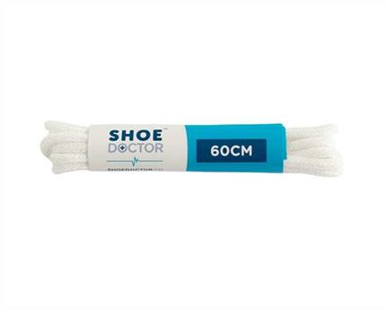  SHOE DOCTOR 60CM FINE ROUND LACE WHITE