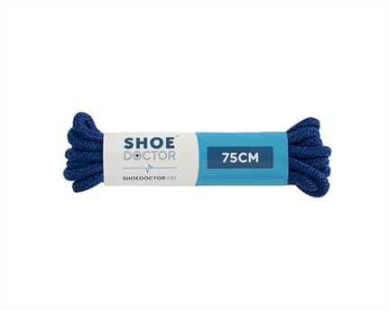  SHOE DOCTOR 75CM FINE ROUND LACE BLUE