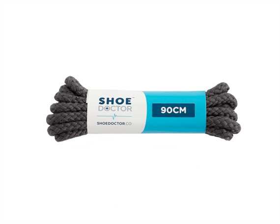 SHOE DOCTOR 90CM CORDED LACE DARK GREY