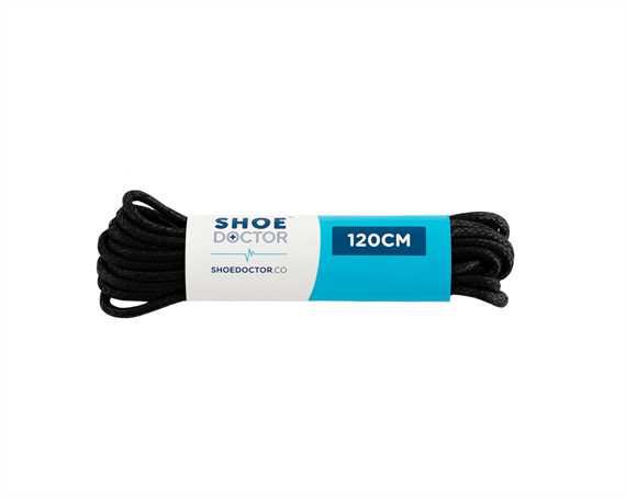  SHOE DOCTOR 120CM WAXED LACE BLACK