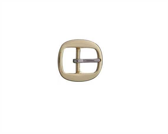 BUCKLE FULL SWAGE BRASS WITH STAINLESS TONGUE 10MM