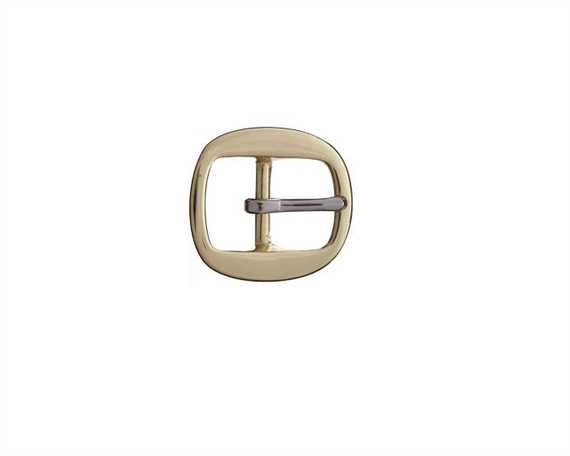 BUCKLE FULL SWAGE BRASS WITH STAINLESS TONGUE 12MM