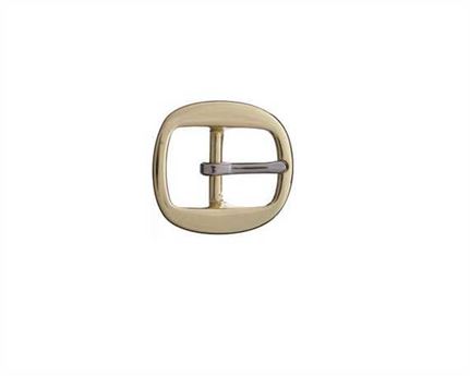 BUCKLE FULL SWAGE BRASS WITH STAINLESS TONGUE 15MM