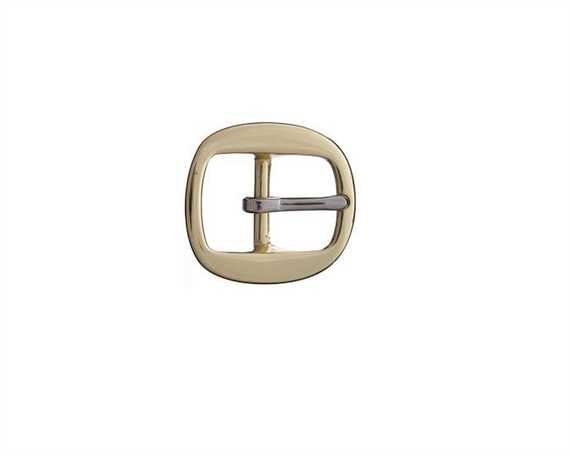 BUCKLE FULL SWAGE BRASS WITH STAINLESS TONGUE 15MM
