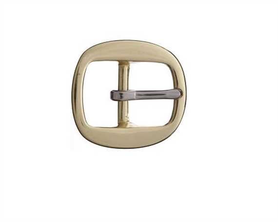BUCKLE FULL SWAGE BRASS WITH STAINLESS TONGUE 25MM