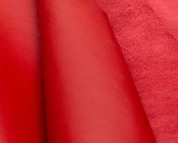 MUIRHEAD LUSTRANA CHERRY LA092 UPHOLSTERY LEATHER FULL HIDE