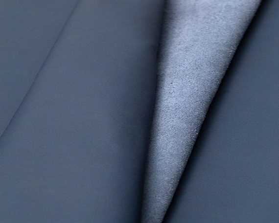 MUIRHEAD SATEEN ATLANTIC BLUE SF197 UPHOLSTERY LEATHER FULL HIDE