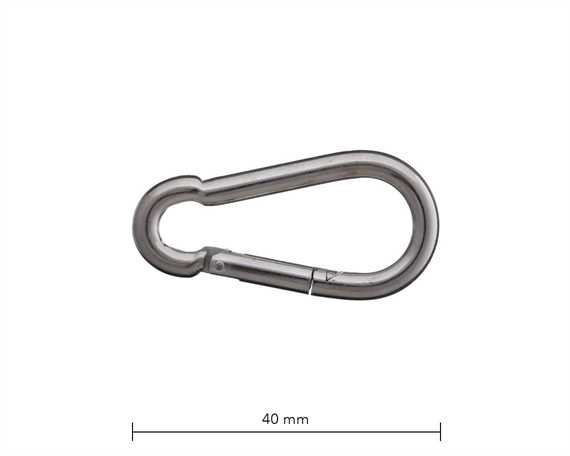 SPRINGHOOK 40MM NICKEL PLATE
