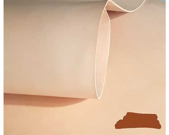 VEG TANNED DOUBLE SHOULDER NATURAL 3.2/3.6MM LEATHER FROM BRAZIL.