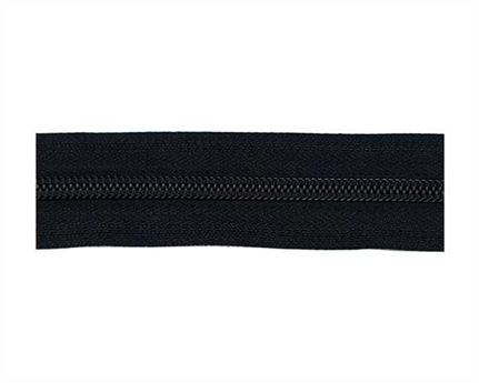 ZIP NYLON COIL #5 CONTINUOUS BLACK