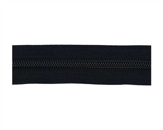 ZIP NYLON COIL #5 CONTINUOUS BLACK
