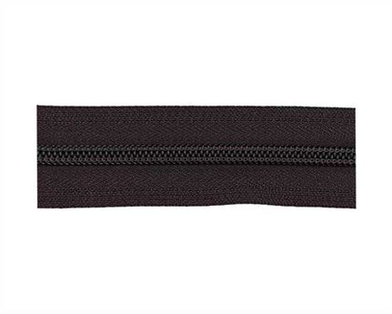 ZIP NYLON COIL #5 CONTINUOUS BROWN