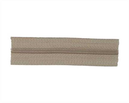 ZIP NYLON COIL #3 CONTINUOUS BEIGE ONLY