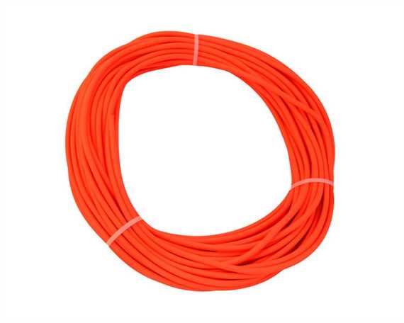 BioThane® COATED ROPE GRANITE  ORANGE (5/16") 8MM (PER L/FT)
