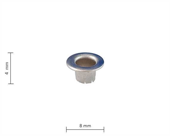 EYELET SHOE 4.5MM NICKEL PKT OF 100 