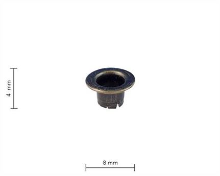 EYELET SHOE 4.5MM ANTIQUE PKT OF 1000