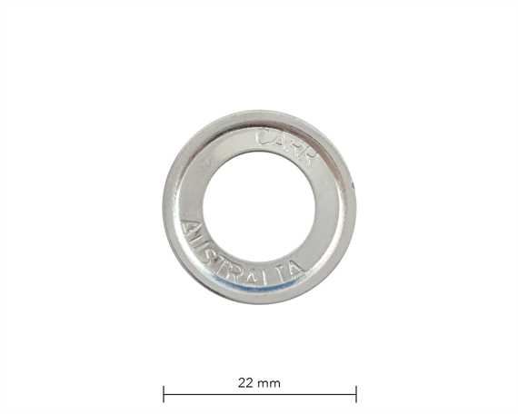 WASHER FOR SP6 EYELET SPIKED NICKEL PLATE
