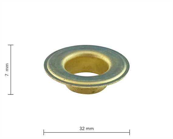 EYELET SELF-PIERCING SP9 BRASS