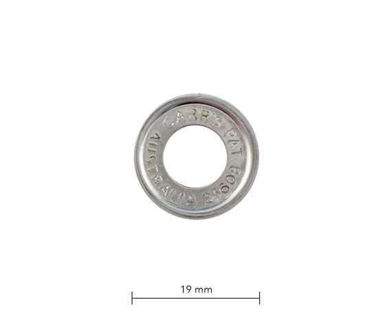 WASHER FOR SP3 EYELET NICKEL PLATE