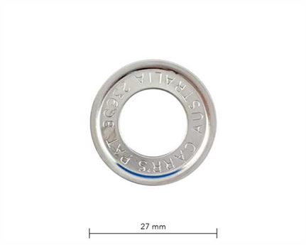 WASHER FOR SP7 EYELET NICKEL PLATE