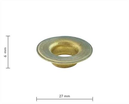 EYELET SELF-PIERCING SP7 BRASS 13MM