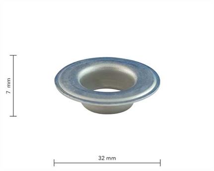 EYELET SELF-PIERCING SP9 NICKEL PLATE