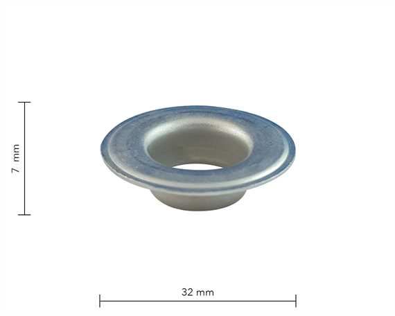 EYELET SELF-PIERCING SP9 NICKEL PLATE