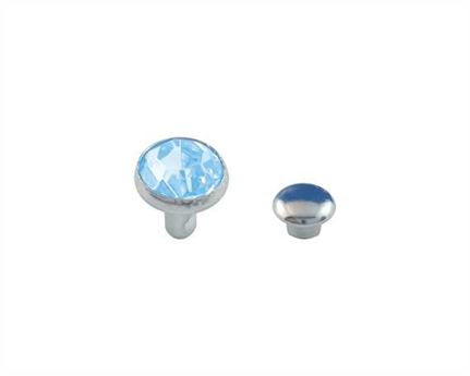 ORNAMENT CRYSTAL LIGHT BLUE 7MM PKT 1000