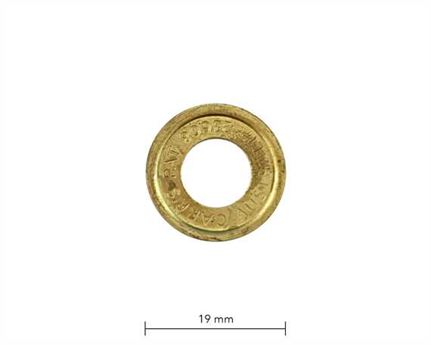WASHER FOR SP3 EYELET BRASS