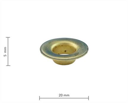 EYELET SELF-PIERCING SP4 BRASS 10MM
