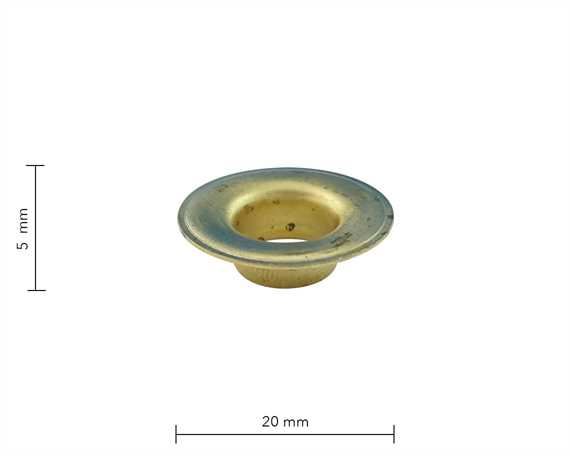EYELET SELF-PIERCING SP4 BRASS 10MM