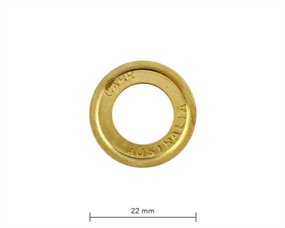 WASHER FOR SP6 EYELET BRASS