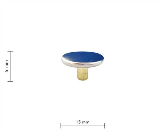 PRESS STUD LARGE DU NICKEL TOP LONG STEM PER 1000