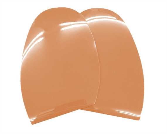 RUBBER HALF SOLE MIRROR BEIGE SIZE 3 (PR) 1.3mm