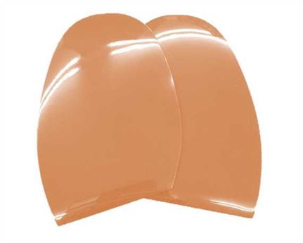 RUBBER HALF SOLE MIRROR BEIGE SIZE 5 (PR) 1.3mm