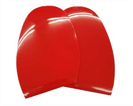 RUBBER HALF SOLE MIRROR RED SIZE 5 (PR) 1.3mm