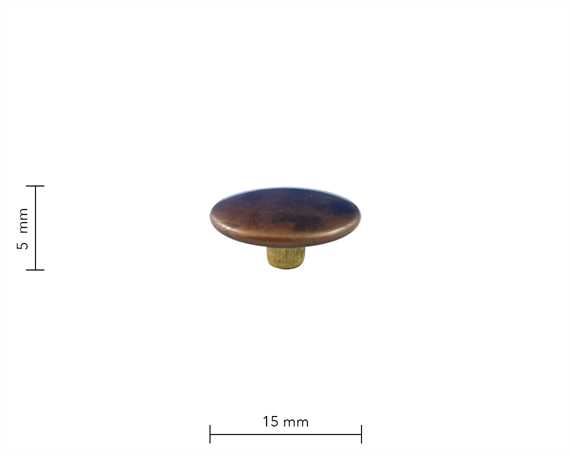 PRESS STUD LARGE DU ANTIQUE TOP PER 100