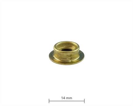 PRESS STUD LARGE DU GILT (BRASS) STUD PER 100